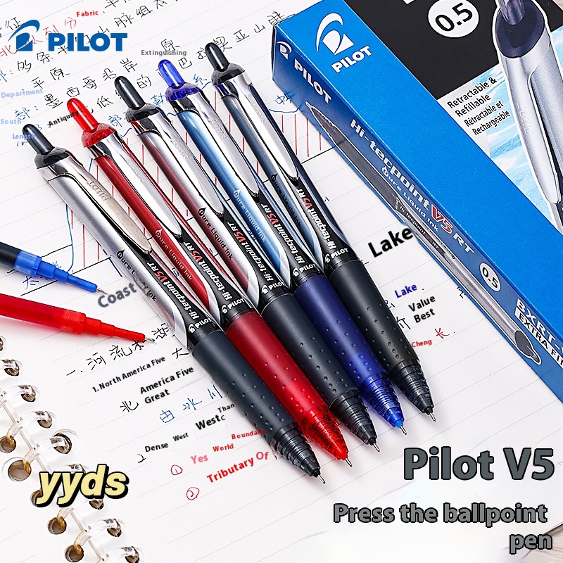 Pilot BXRT-V5 Retractable Gel  - đánh giá và giá Pilot Pen V5