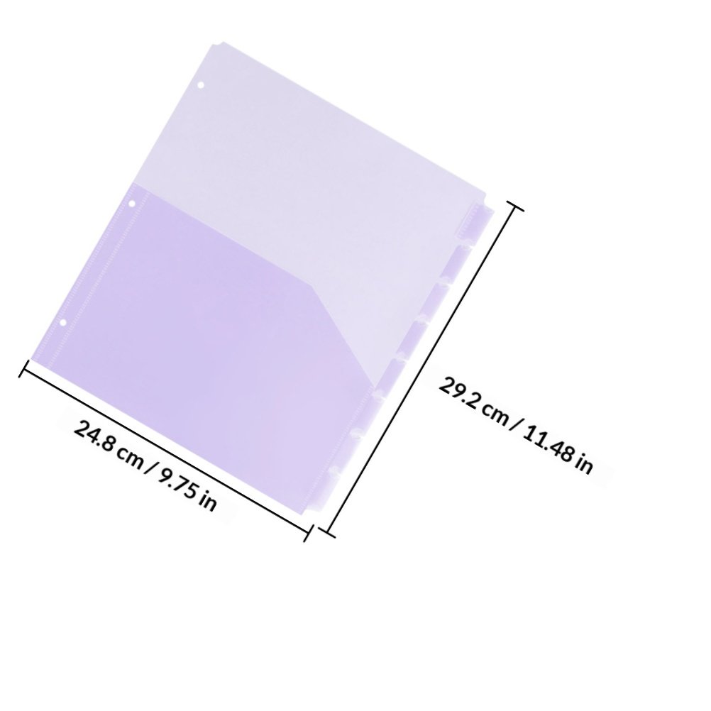 2Sets Transparent PP A4 Binder - đánh giá và giá Tab Divider A4