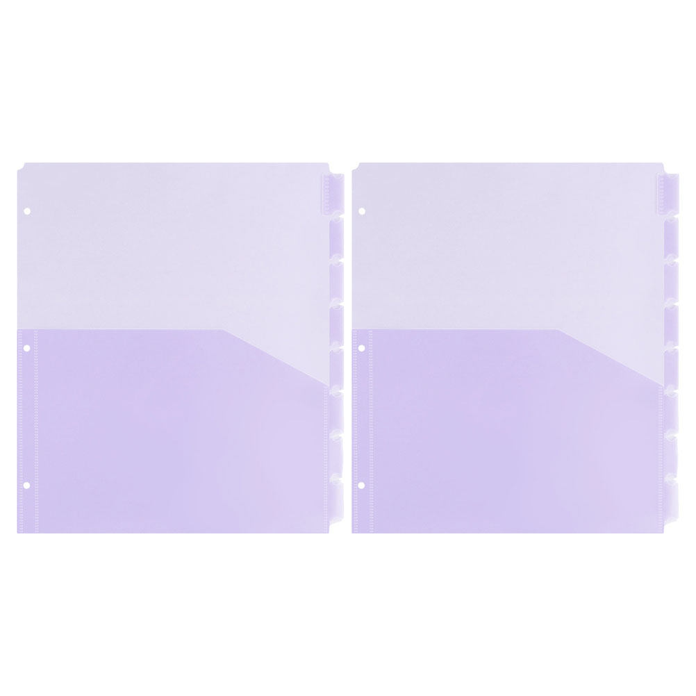 2Sets A4 PP Plastic Binder Div - đánh giá và giá Tab Divider A4