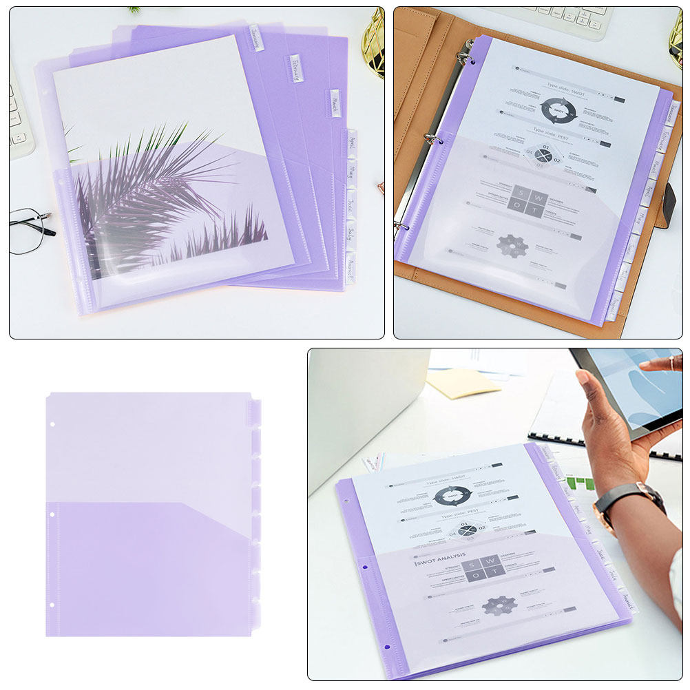 2Sets A4 PP Plastic Binder Div - đánh giá và giá Tab Divider A4