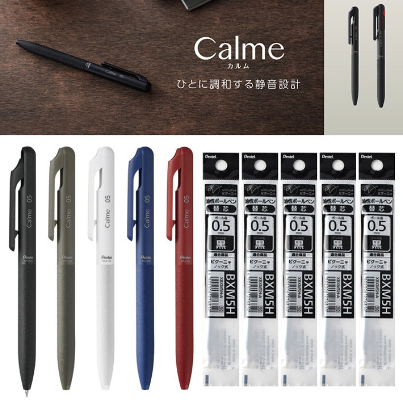 PENTEL Calme 0.5mm Hybrid Ink  - đánh giá và giá Pentel Pen Sign Pen