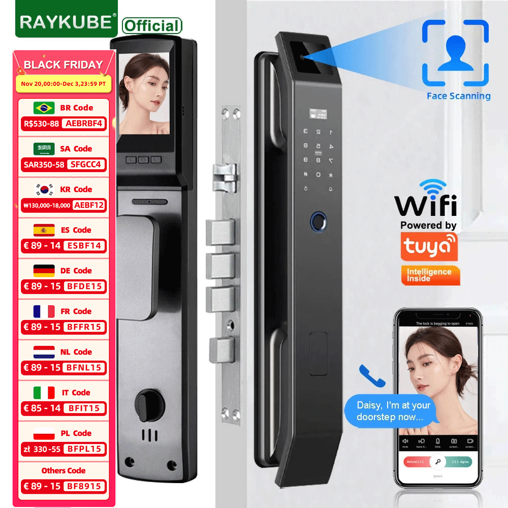 RAYKUBE DF14 Tuya WiFi 3D Face - đánh giá và giá Letter Opener Brass