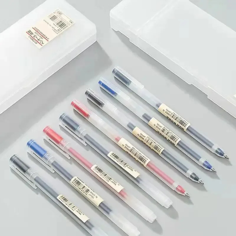 3-6Pcs Kawaii Gel Pen Black/Re - đánh giá và giá Muji Stationery Gel Pen