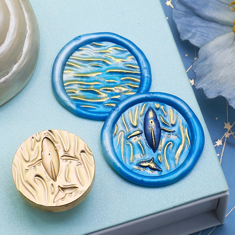 Water Flower Relief Series Wax - đánh giá và giá Wax Seal Stamp Set
