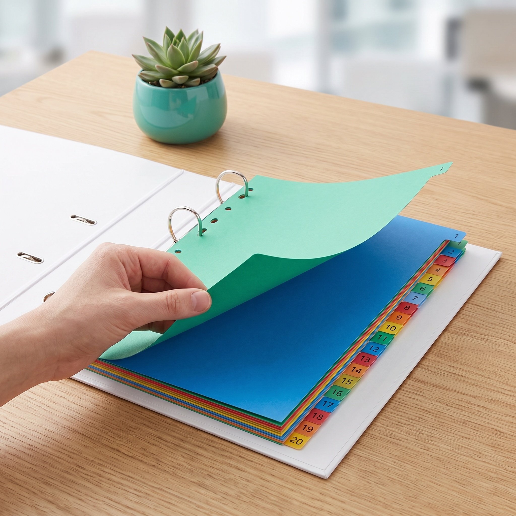 20 Pages A4 Size Color Coded P - đánh giá và giá Tab Divider A4