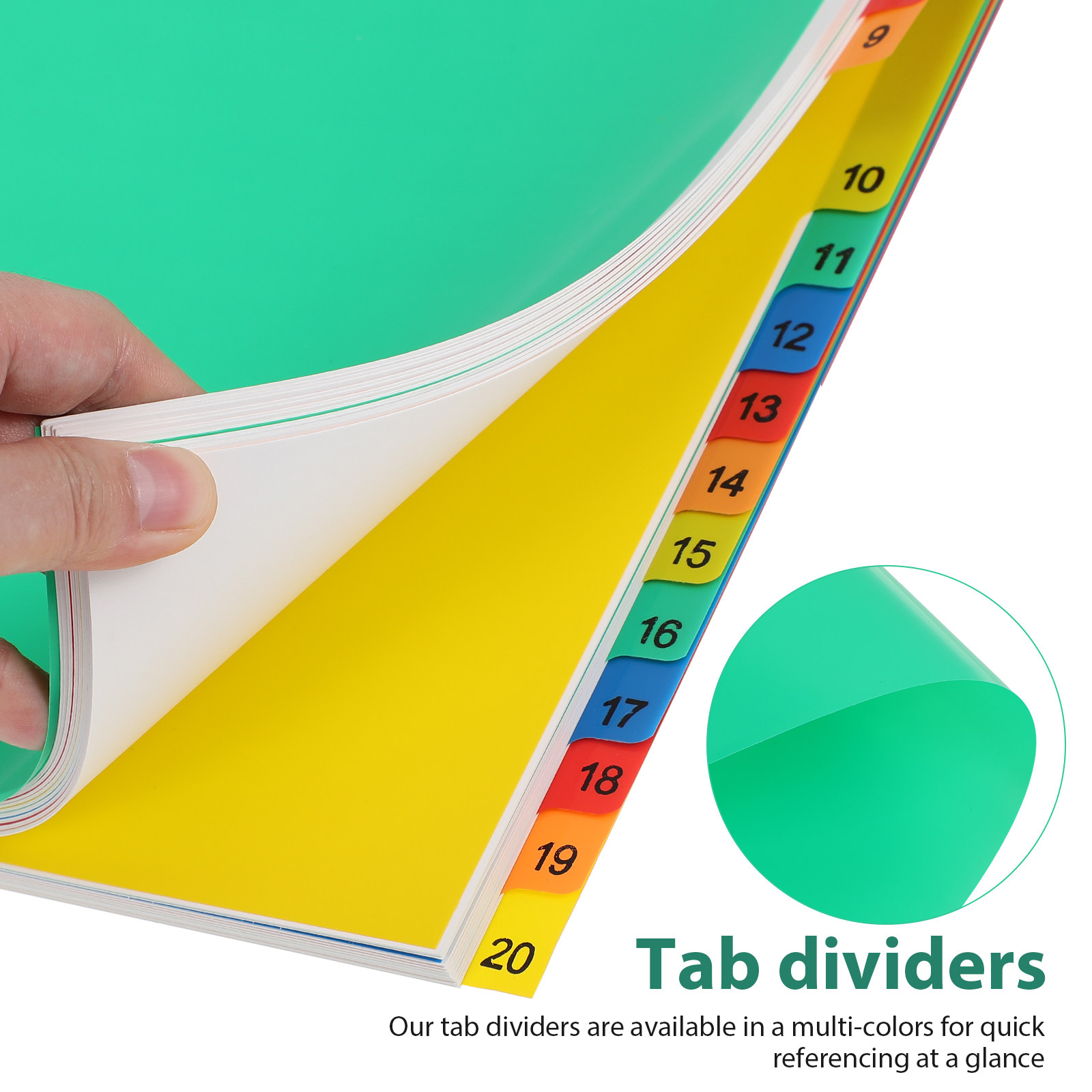 20 Pages A4 Size Color Coded P - đánh giá và giá Tab Divider A4