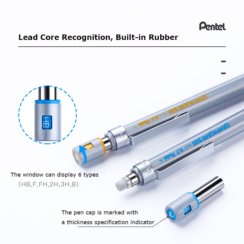 Pentel GraphGear 500 Mechanica - đánh giá và giá Pentel Pen Graphgear