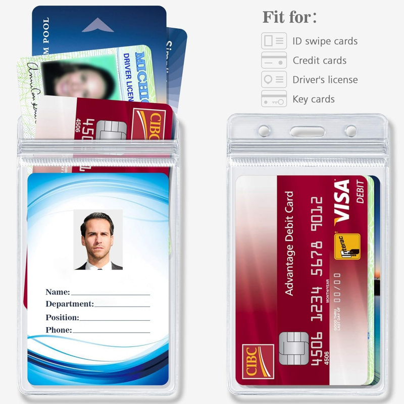 ID card holder with metal badg - đánh giá và giá Index Card Holder
