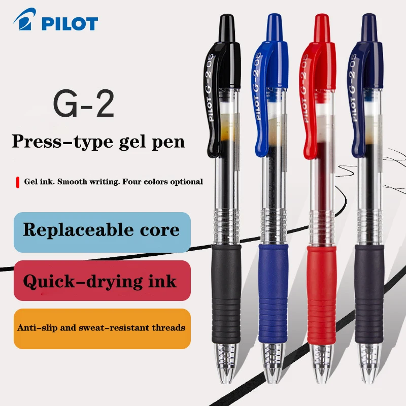12pcs Ballpoint pen PILOT Gel  - đánh giá và giá Pilot Pen G2