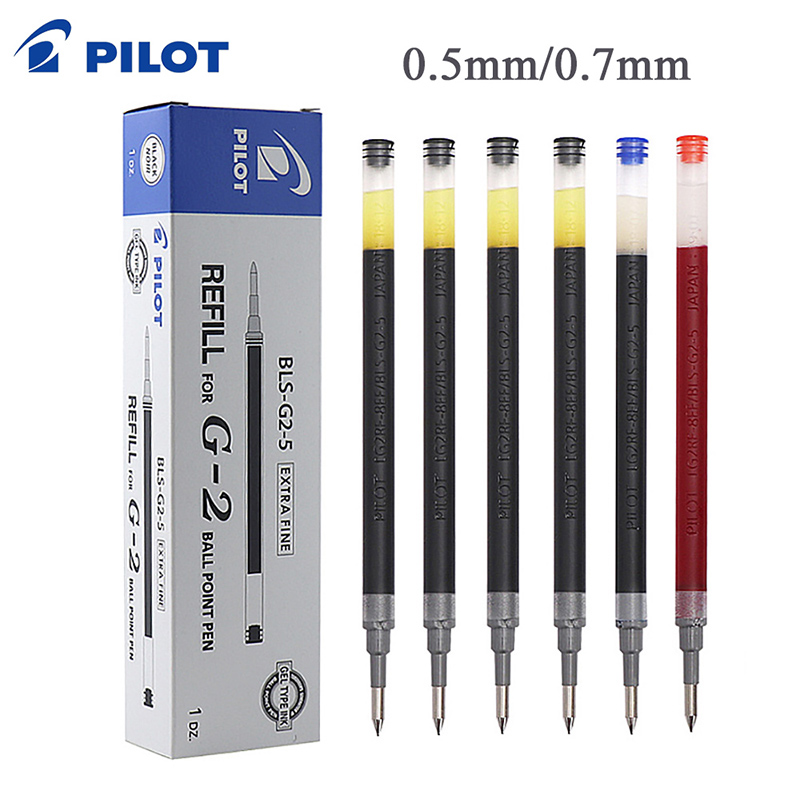 6 Pcs Japan Pilot Gel Pen Refi - đánh giá và giá Pilot Pen G2