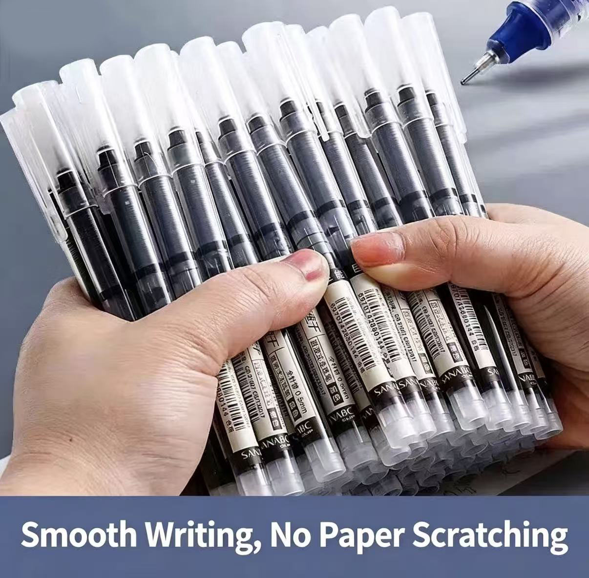 6 Pack Click Gel Pens 0.5mm Bl - đánh giá và giá Gel Refill Pack