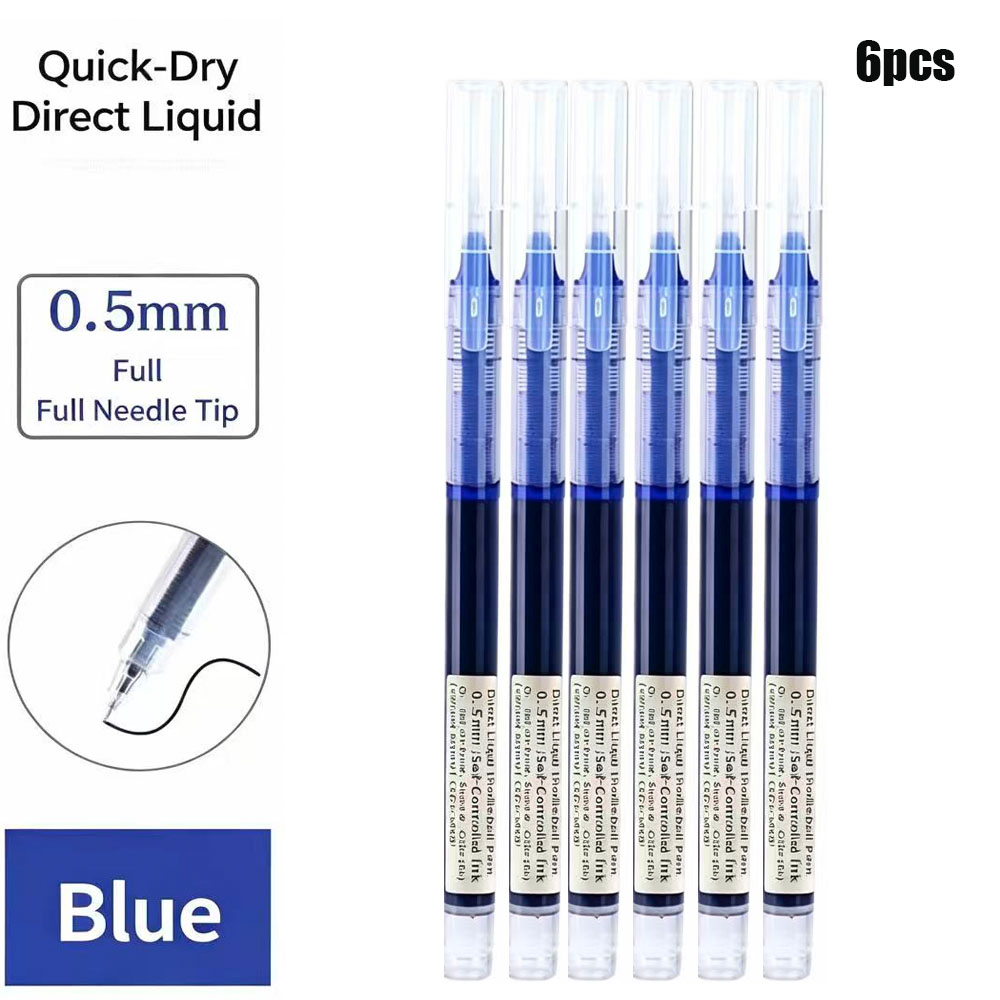 6 Pack Click Gel Pens 0.5mm Bl - đánh giá và giá Gel Refill Pack