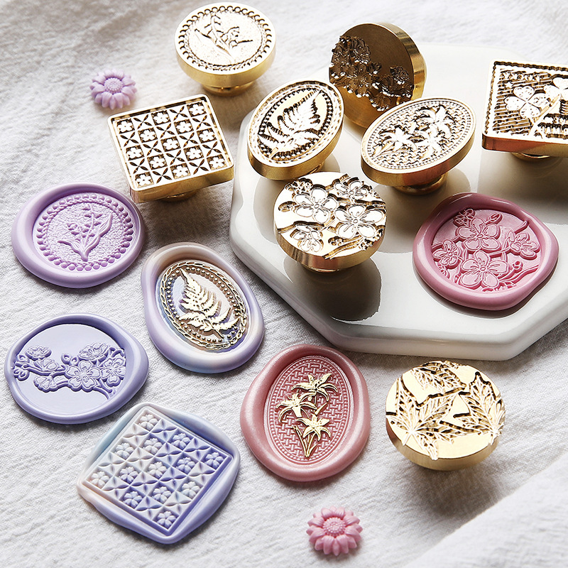 Retro Wax Seal Stamp Spring Fl - đánh giá và giá Wax Seal Stamp Set