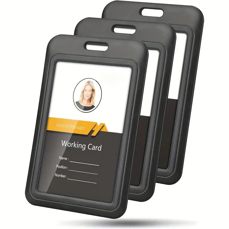 3 pieces heavy duty sliding ID - đánh giá và giá Index Card Holder