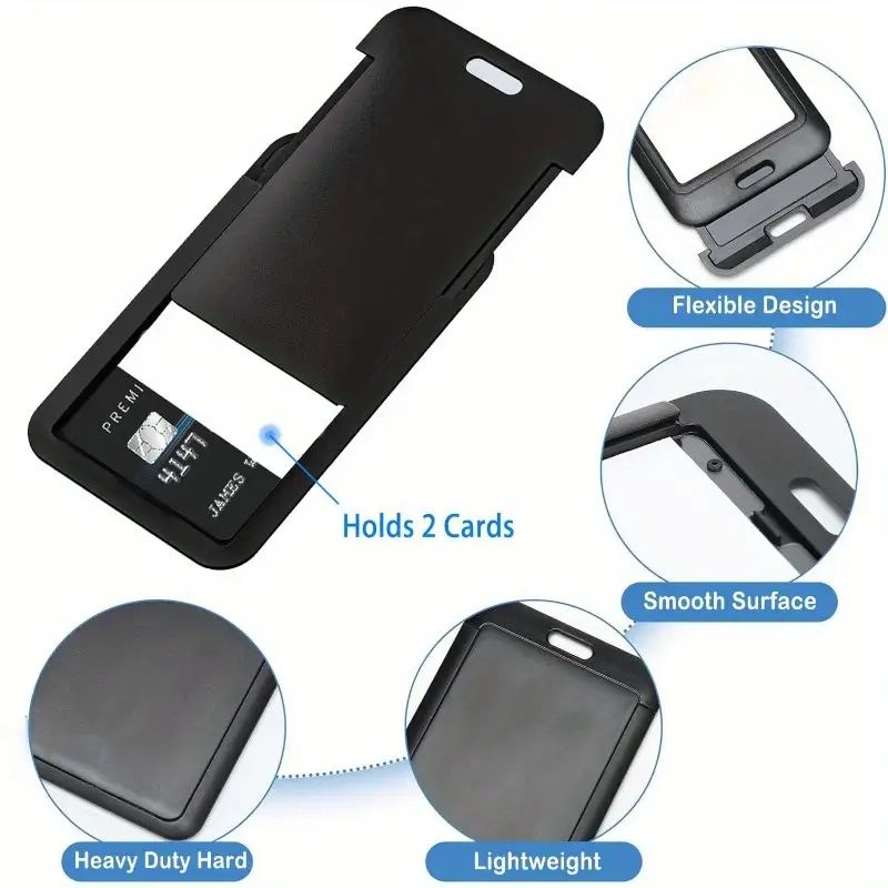 3 pieces heavy duty sliding ID - đánh giá và giá Index Card Holder