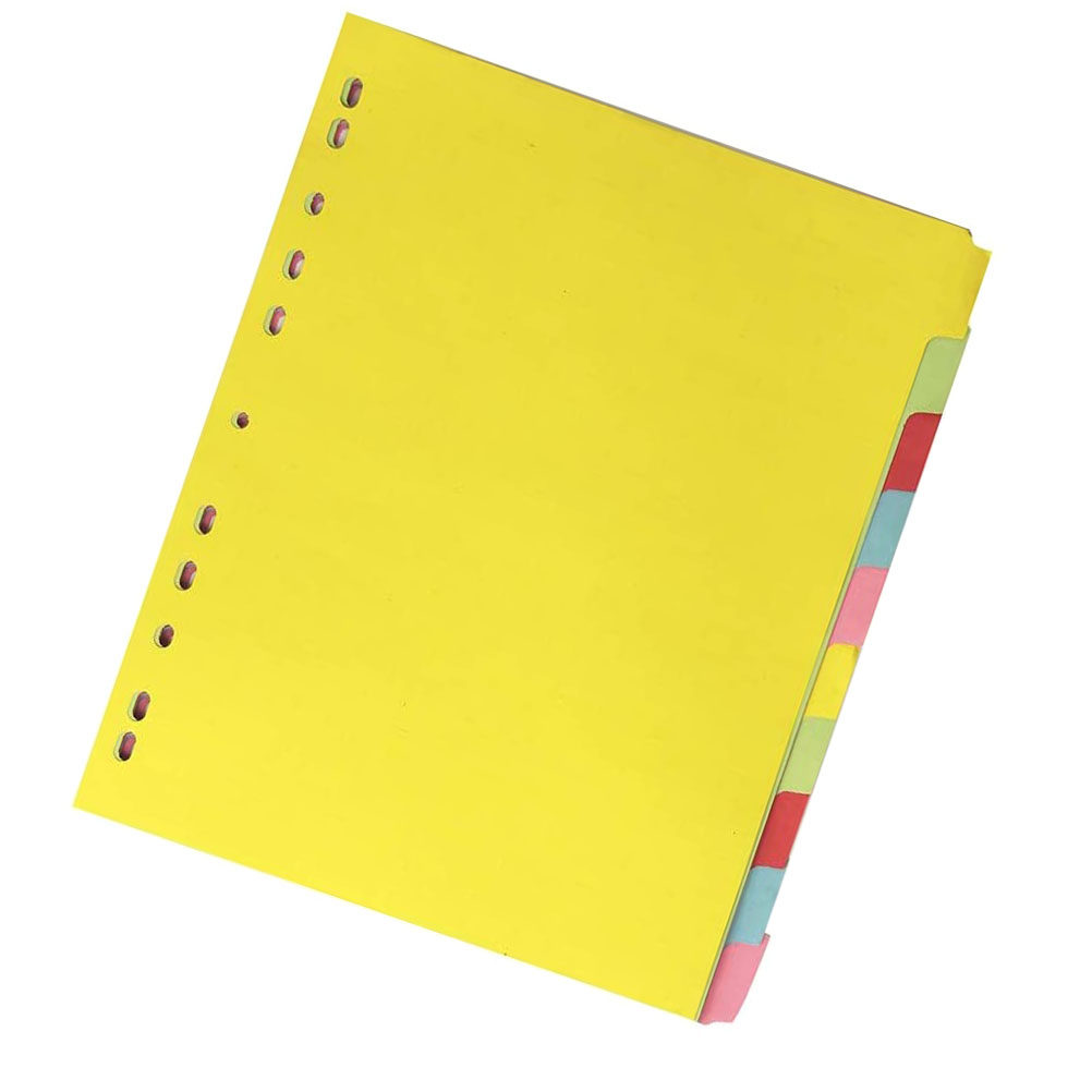 12Pcs A4 Index Dividers 11 Hol - đánh giá và giá Tab Divider A4