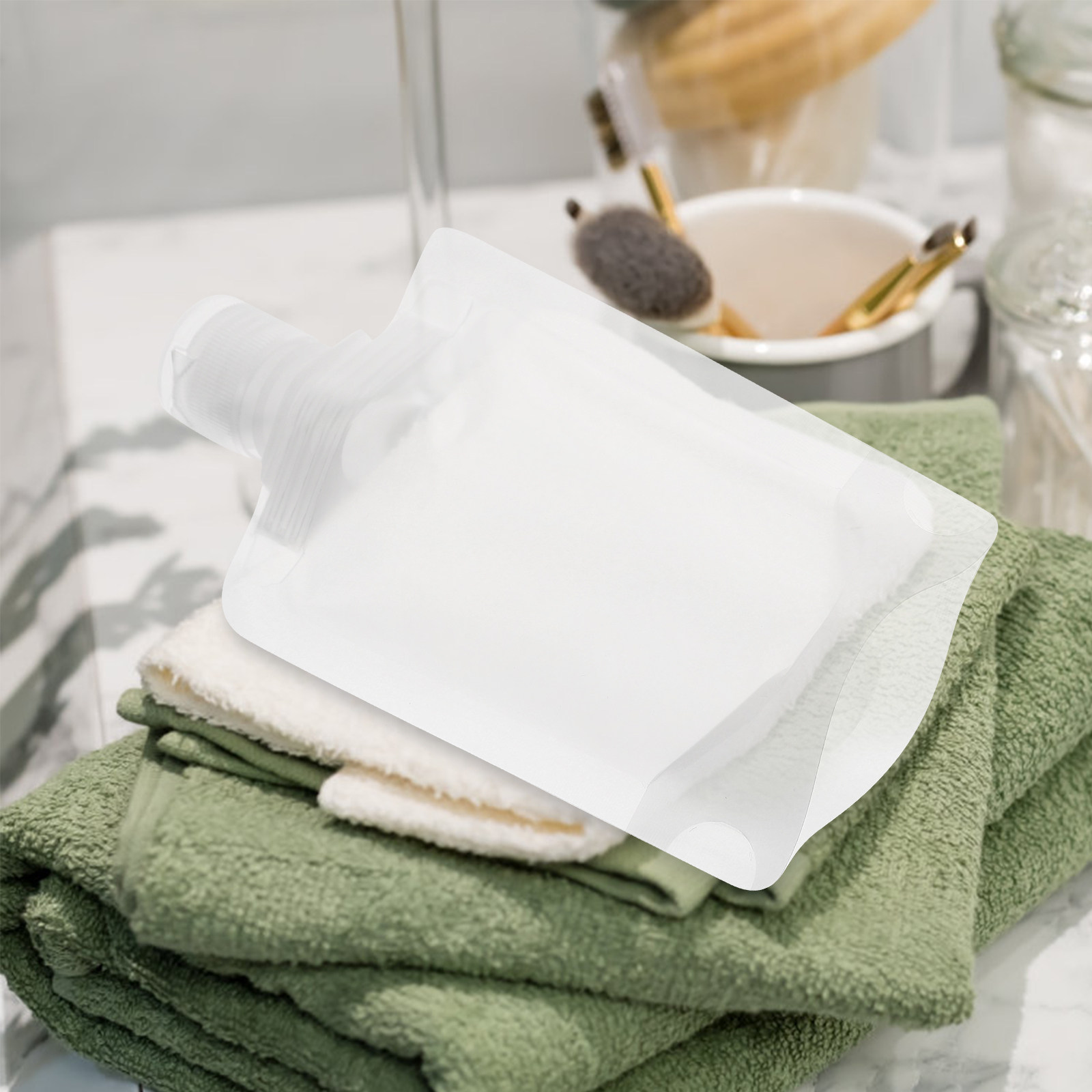 1Set Travel Lotion Storage Bag - đánh giá và giá Gel Refill Pack