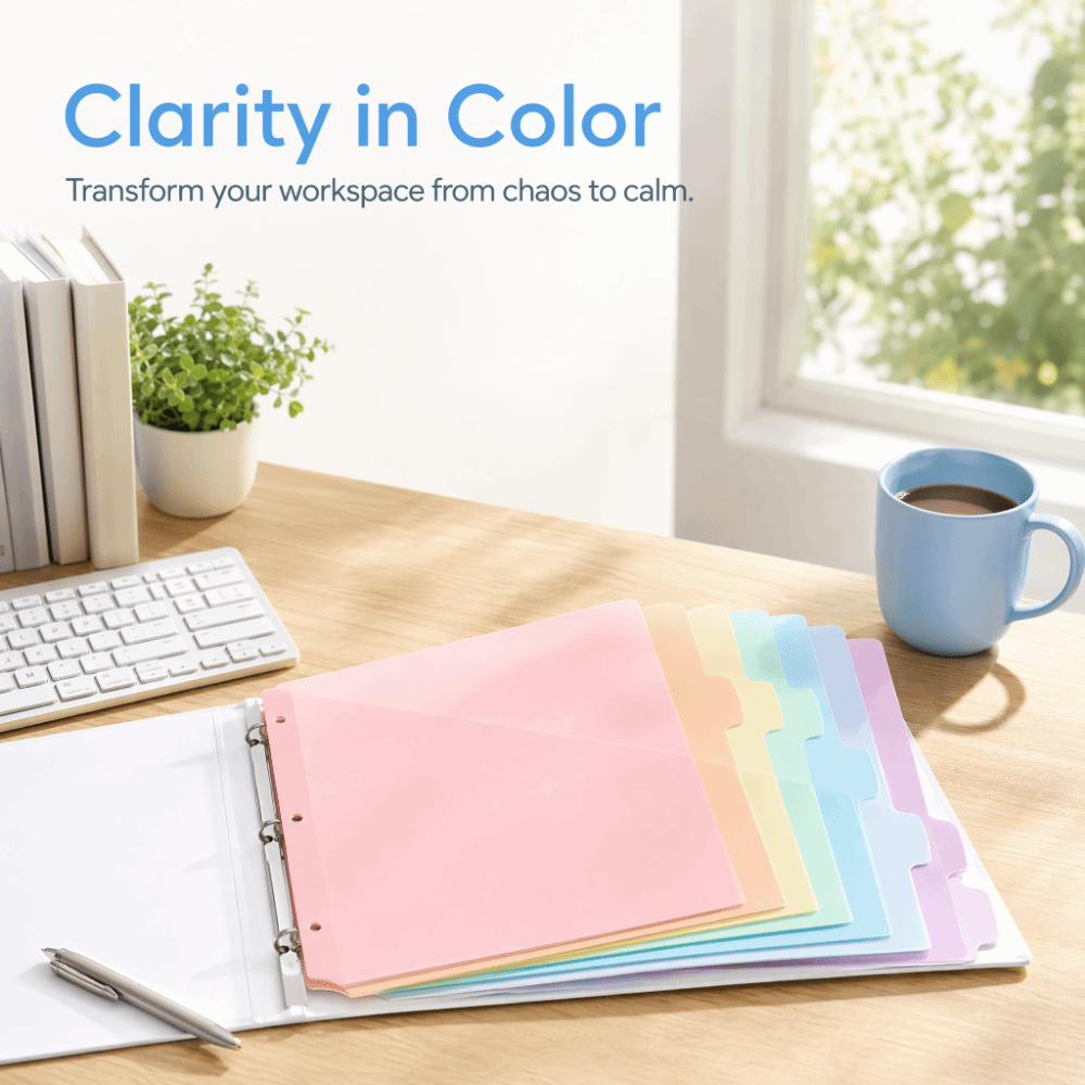 Durable Binder Dividers Plasti - đánh giá và giá Tab Divider A4