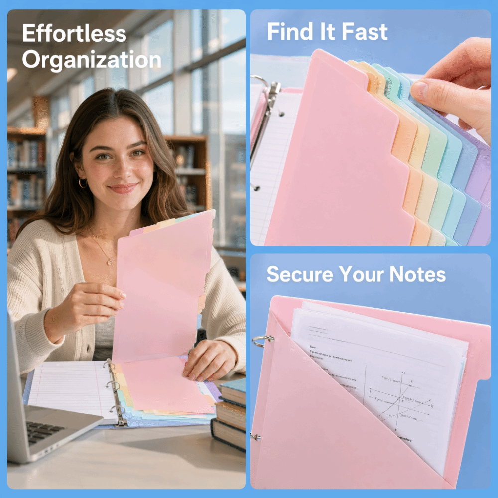 Durable Binder Dividers Plasti - đánh giá và giá Tab Divider A4