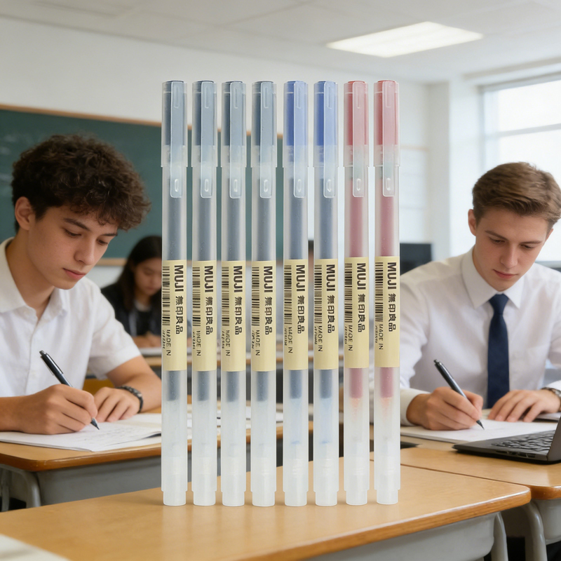 6/8Pcs MUJIs Style Gel Pens, B - đánh giá và giá Muji Stationery Gel Pen