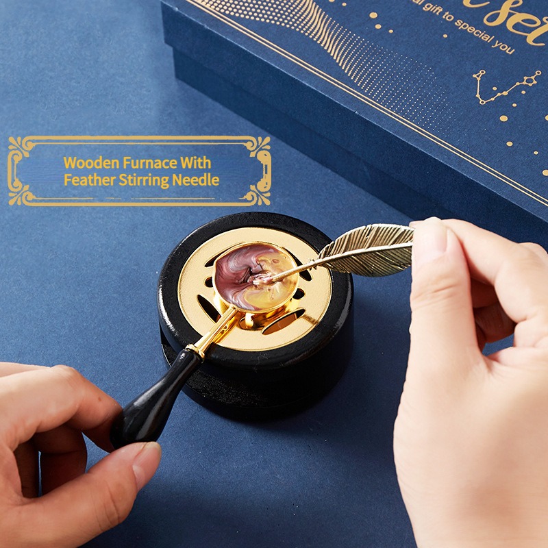 Starry Fire Lacquer Stamp Set  - đánh giá và giá Wax Seal Stamp Set