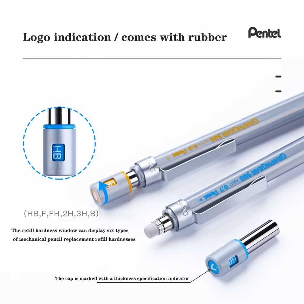 1pc Pentel Graphgear 500 Draft - đánh giá và giá Pentel Pen Graphgear